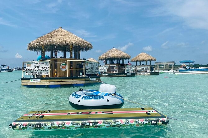 FAMOUS & ORIGINAL Destin Tikis 3hr Crab Island Sandbar Adventure - Key Points