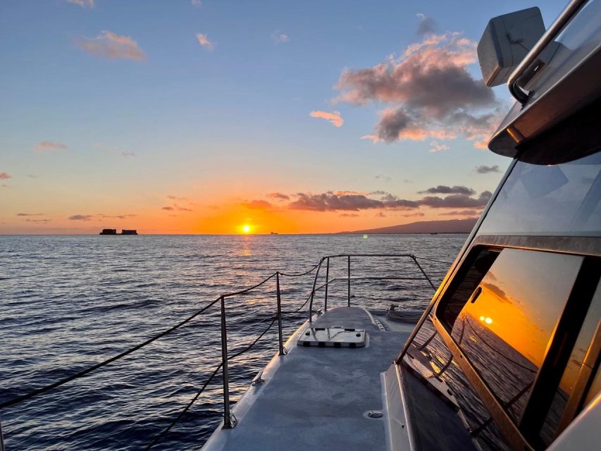 Oahu: Private Catamaran Sunset Cruise & Optional Snorkeling - Key Points