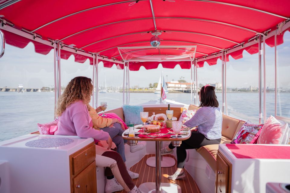 Pink Party Boat Cruise in San Diego Bay! Barbie Tour