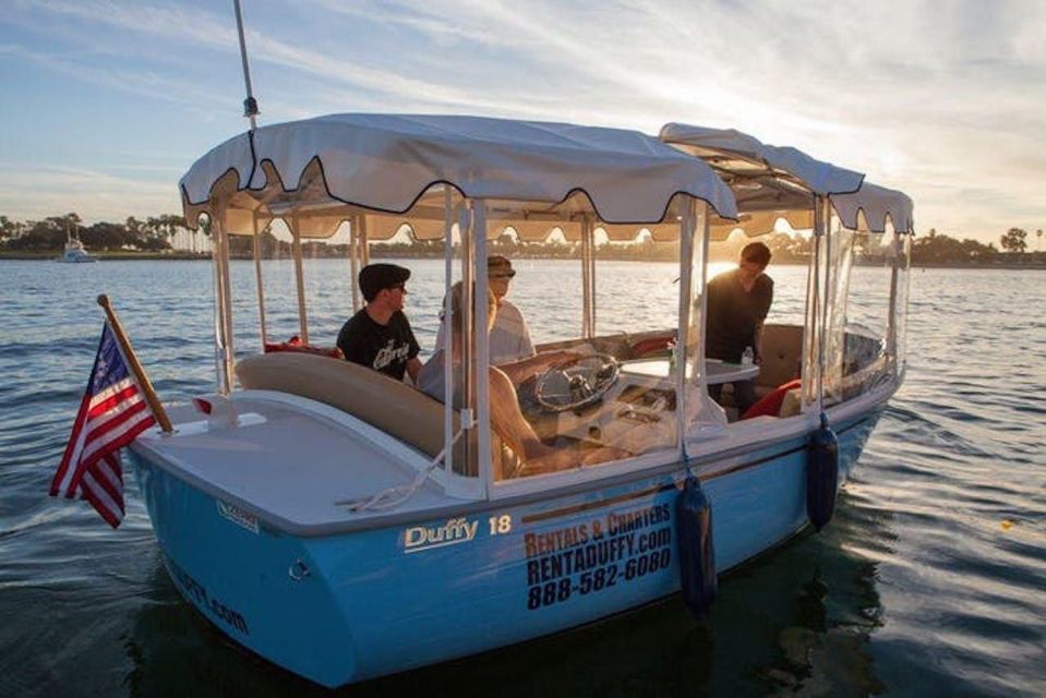 San Diego: Private Snug Harbor Duffy Boat Rental - Key Points