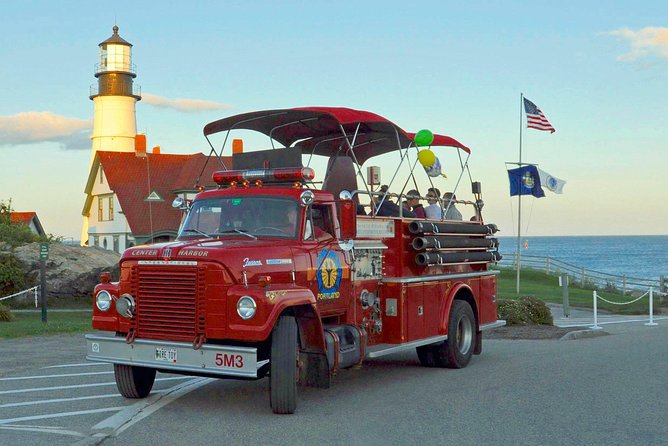 Vintage Fire Truck Sightseeing Tour of Portland Maine - Key Points