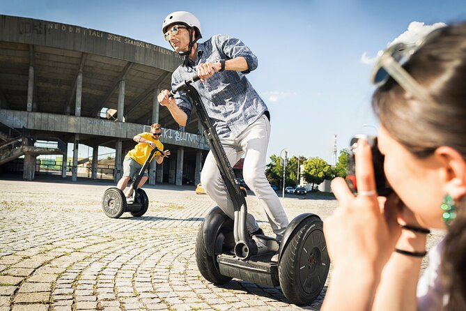 1.5h Small Group Segway Tour & Free Taxi Transfer ️with PragueWay