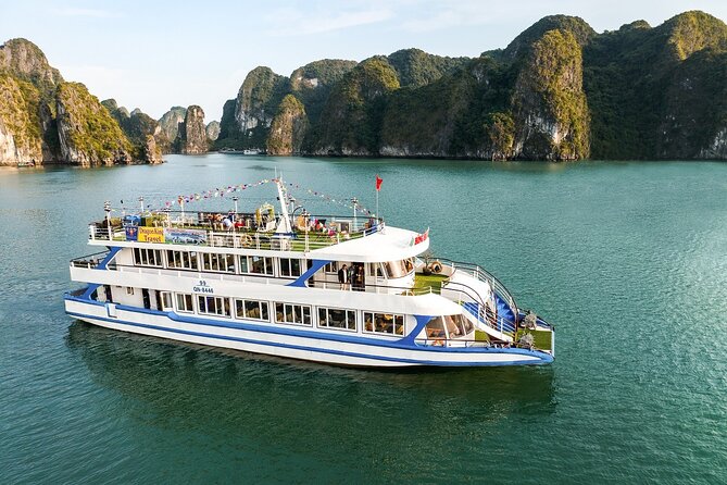 1 Day Halong Bay-Kayaking, Swimming, Cave, Bus, Lunch, Ticket
