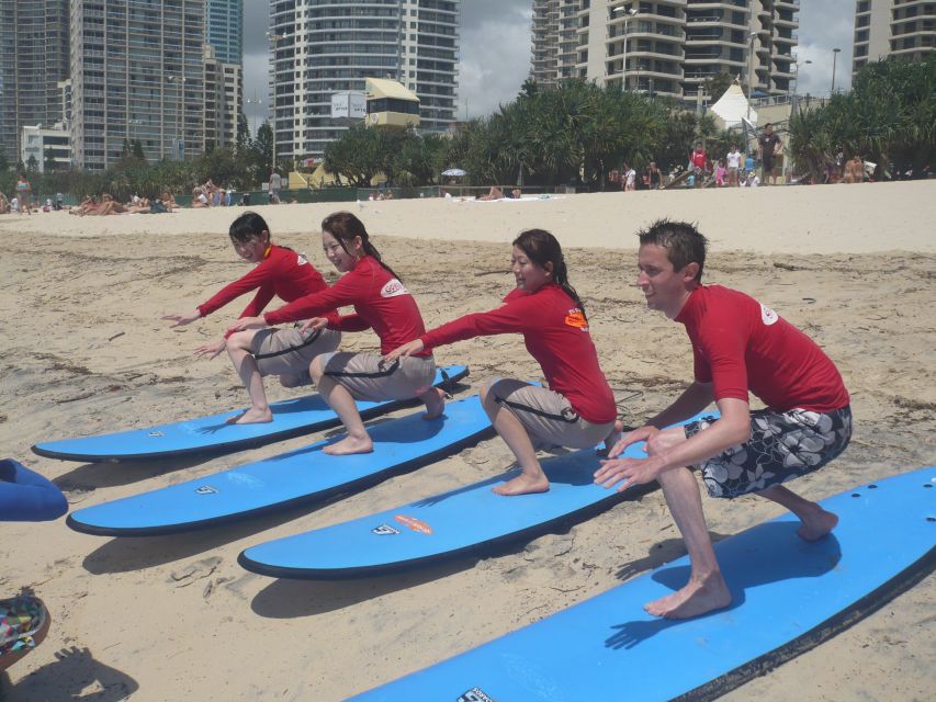 2-Hour Group Surf Lesson at Broadbeach on the Gold Coast