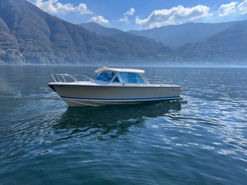 3 Hours Private Boat Tour on Lake Como