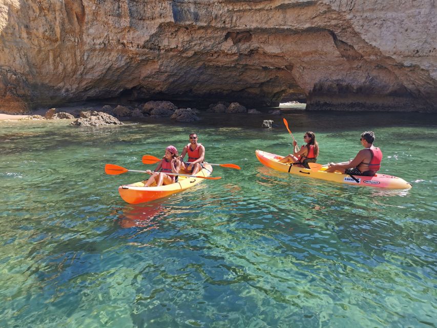 Albufeira: Kayak Tour of Hidden Caves and Secret Beaches