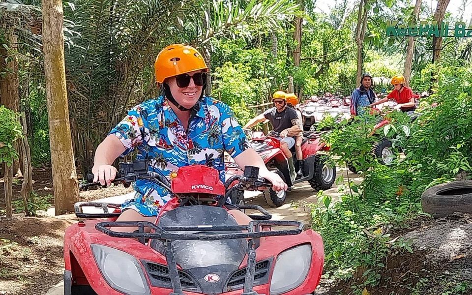 ATV Ride Through Gorilla Cave, River and Rice Fields