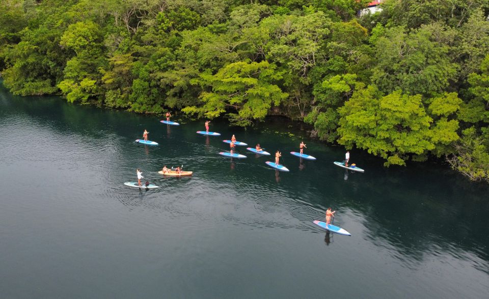 Bacalar: Sunrise Paddleboard Tour With Floating Picnic