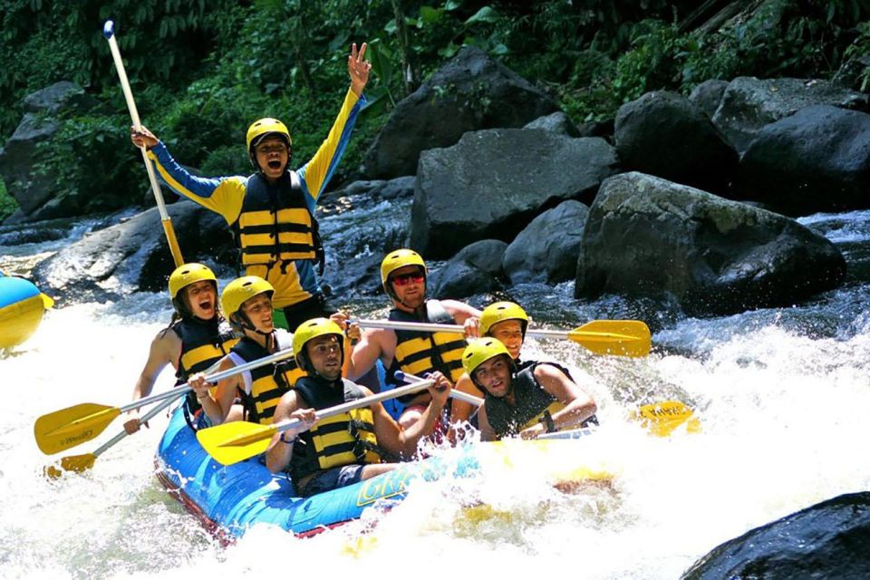 Bali: White Water Rafting, Uluwatu Temple and Jimbaran Bay