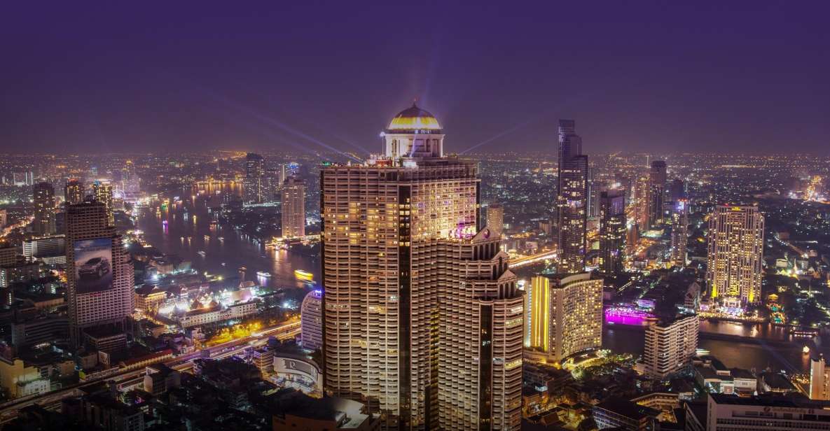 Bangkok: Lebua Rooftop Bar Reservation & Round-Trip Transfer