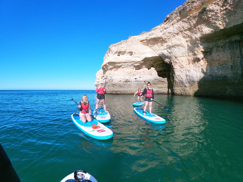 Benagil: Benagil Cave Stand Up PaddleBoard Tour at Sunrise