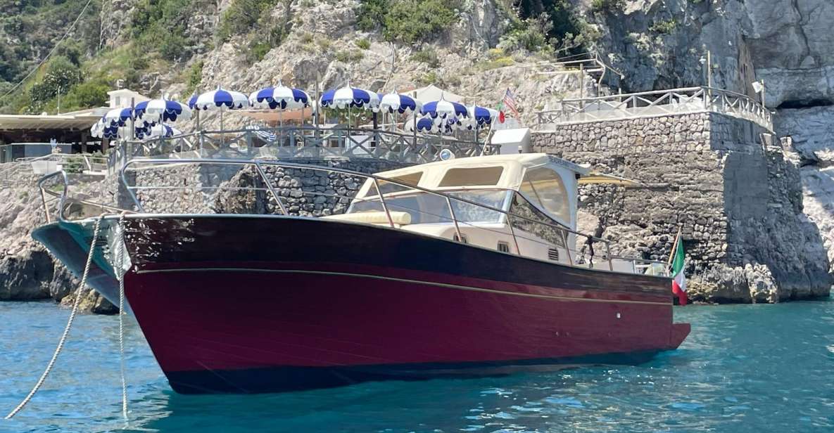 Boat Excursion Along the Amalfi Coast