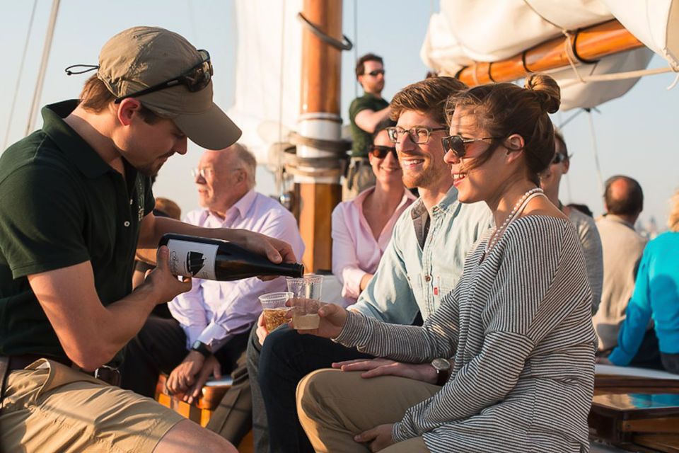 Boston: Harbor Champagne Sunset Sail From Rowes Wharf