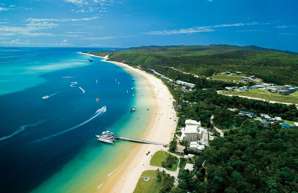 Brisbane: Tangalooma Beach Day Cruise With Bus Transfers