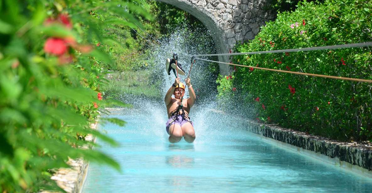 Buggy Ride, Zipline Splash & Waterfall Pool Combo With Lunch