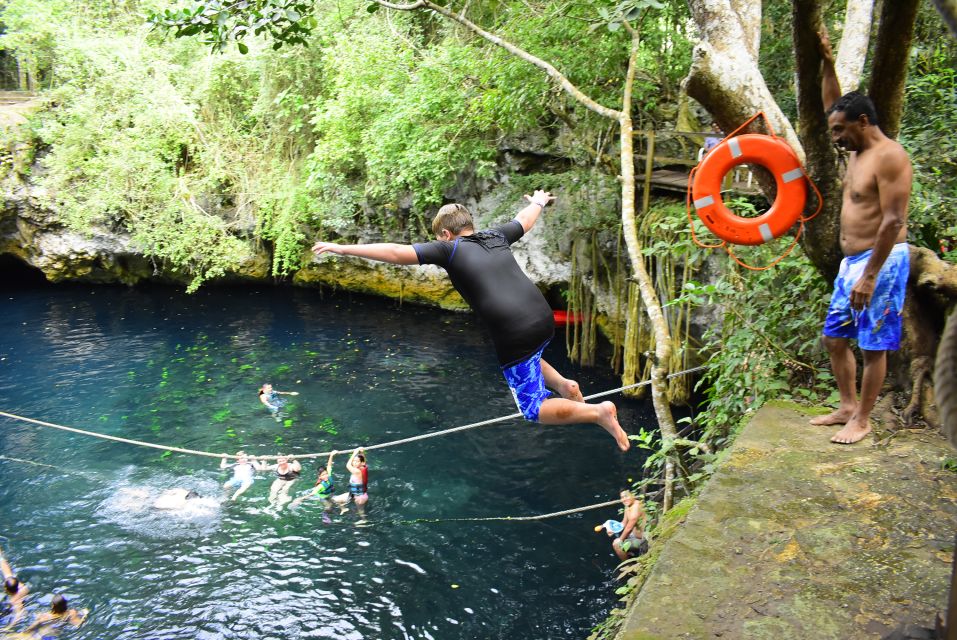 Cancun: Super Combo With Atv, Ziplines, Cenote & Snorkeling