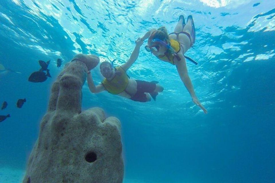 Cancun: Swim With Turtles, Reef, Underwater Museum Tour