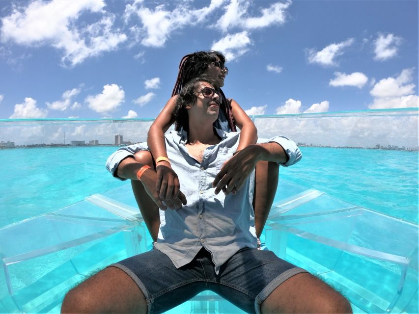 Cancun: Transparent Boat Tour With Drinks