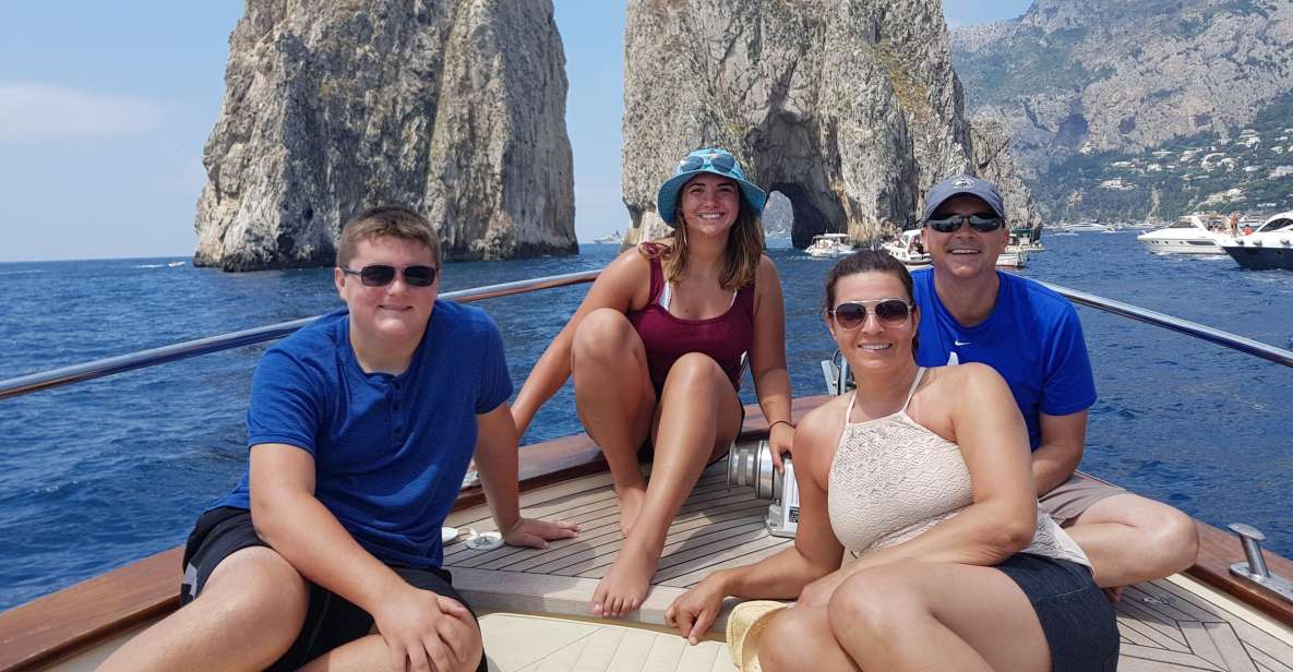 Capri: Private Boat Tour From Sorrento