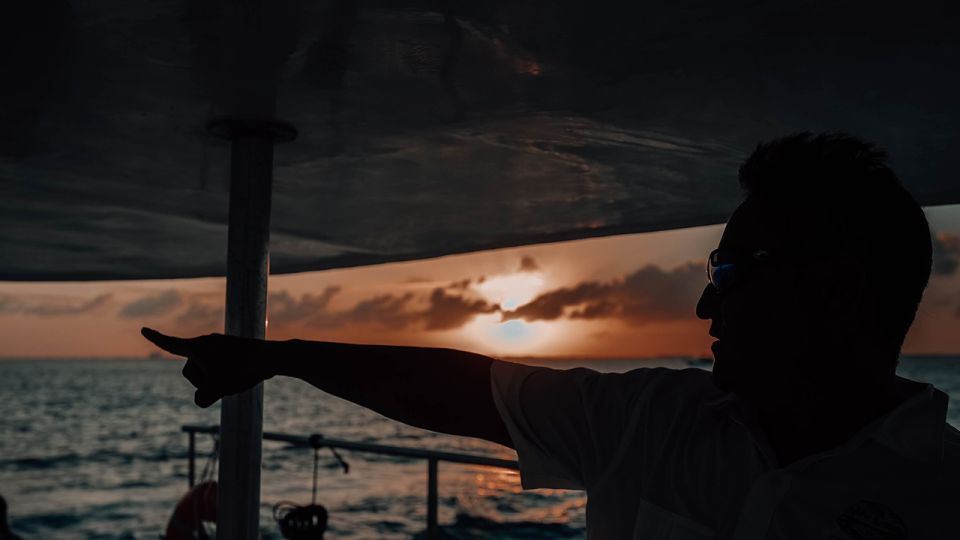 Caribbean Sunset With Pickup