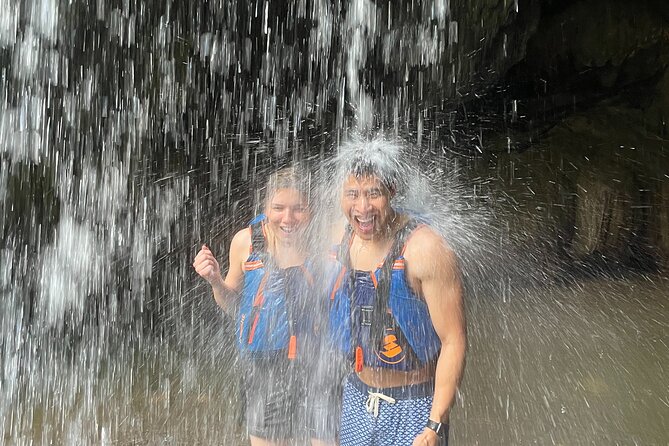 Cave, Waterfall, and River Adventure in Charco Azul; San Juan