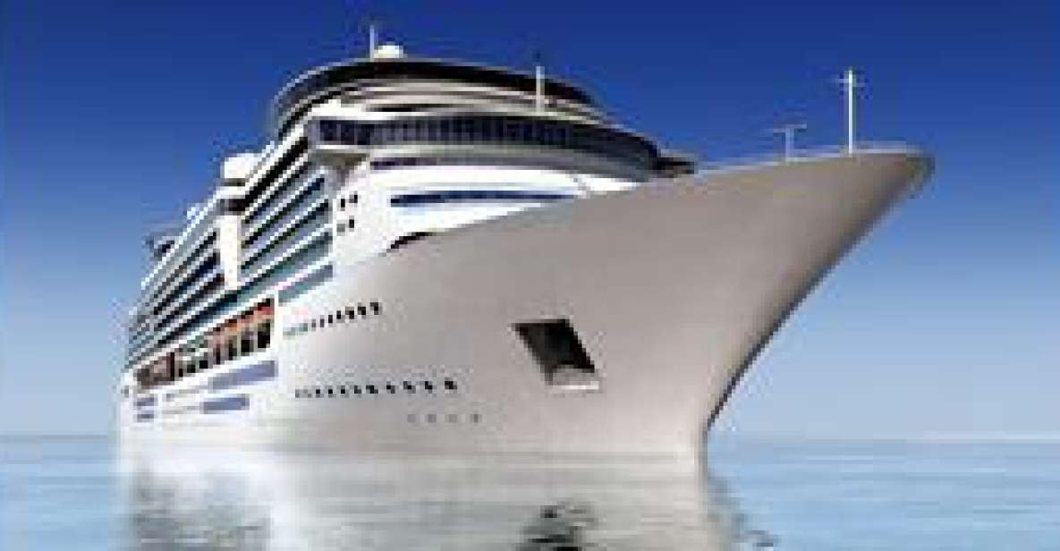 Civitavecchia Cruise Port Transfer To & From Rome & Airport