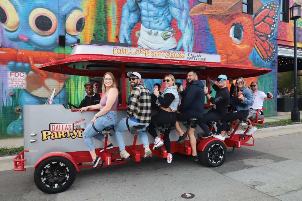 Dallas Party Bike Pub Crawl in Deep Ellum - Overview of the Tour