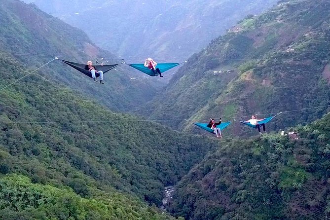 Dream Hammocks Plus Epic Zipline and Giant Waterfall Private Tour From Medellin