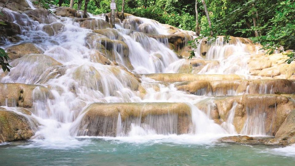 Dunns River Falls and Luminous Lagoon With Transportation