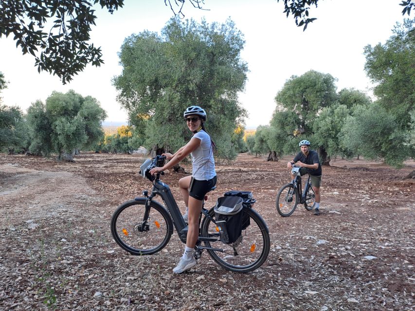 E-Bike Tour in Ostuni. Huge Olive Trees and a Rock Village