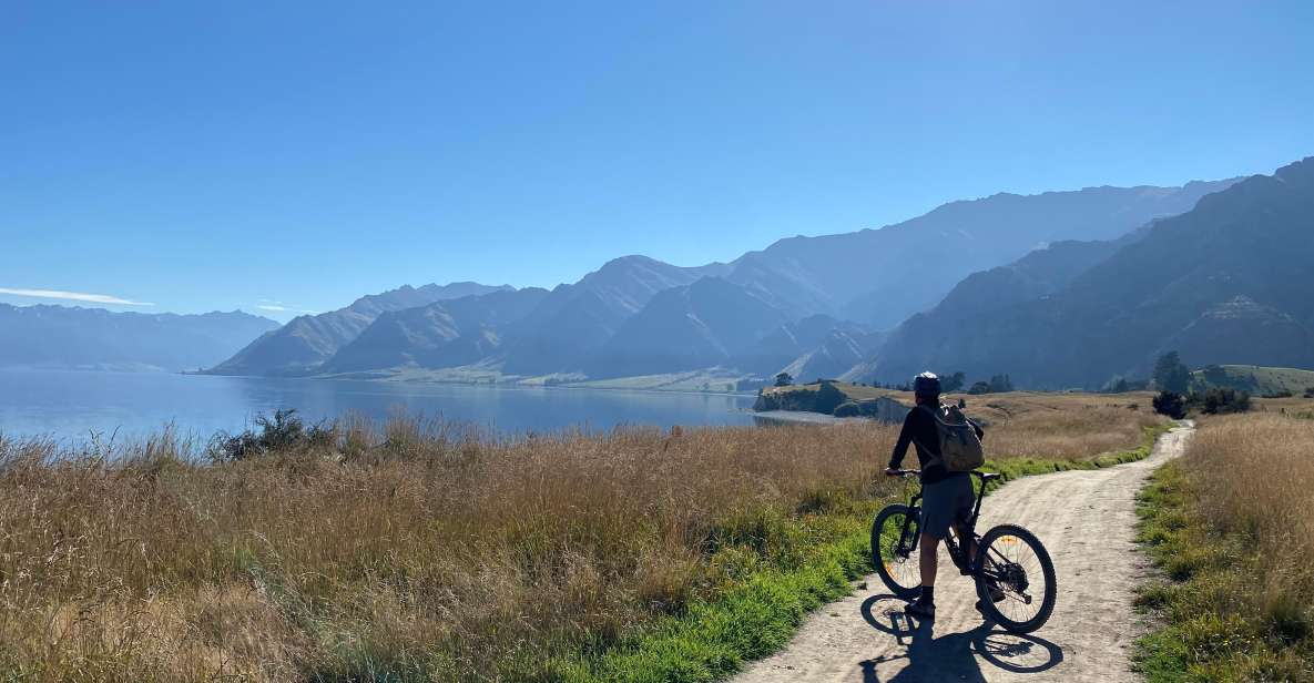 Ebike Tour Lake Hawea River Track to Wanaka