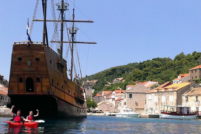 Elaphite Islands Full-Day Kayak and Bike Tour From Dubrovnik