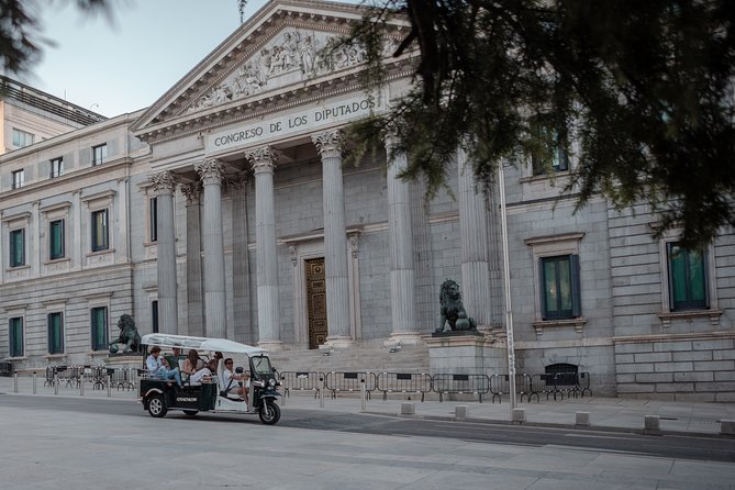 Expert Plus Tour of Madrid in Private Eco Tuk Tuk