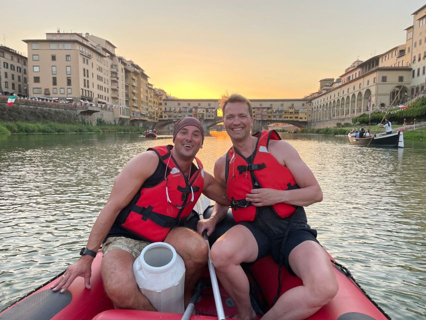 Florence: Ponte Vecchio Rafting Experience With Aperitif