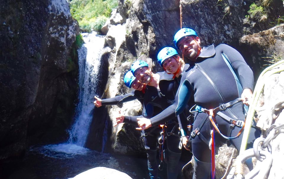 From Aveiro: Guided Canyoning Tour With Hotel Transfers