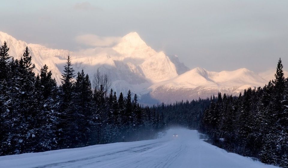 From Banff: Icefields Parkway & Abraham Lake Ice Bubbles