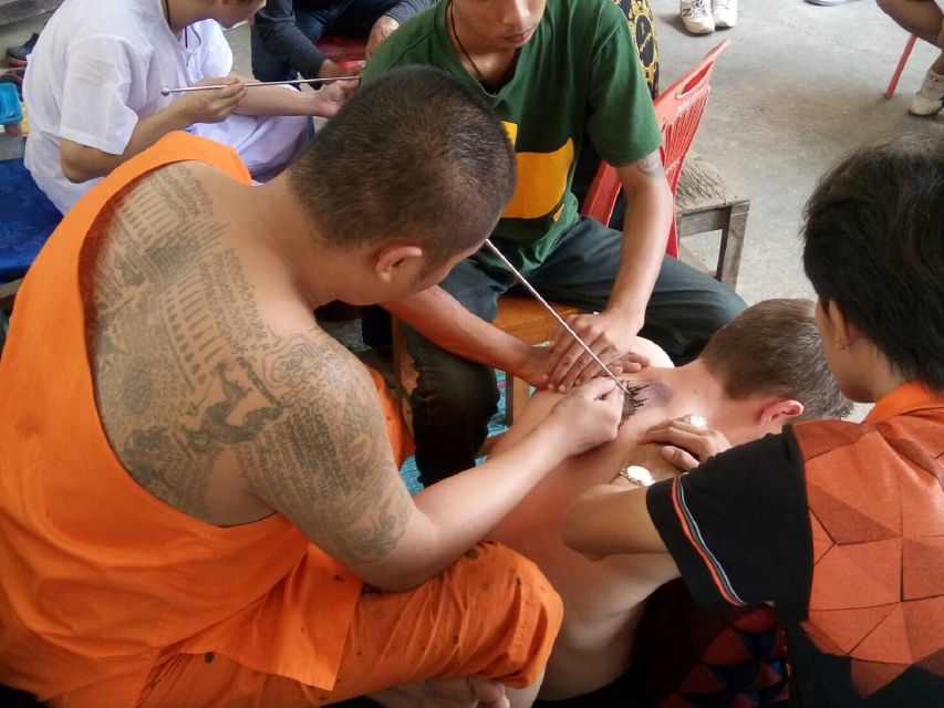 From Bangkok: Holy Tattoo Experience at Wat Bang Phra