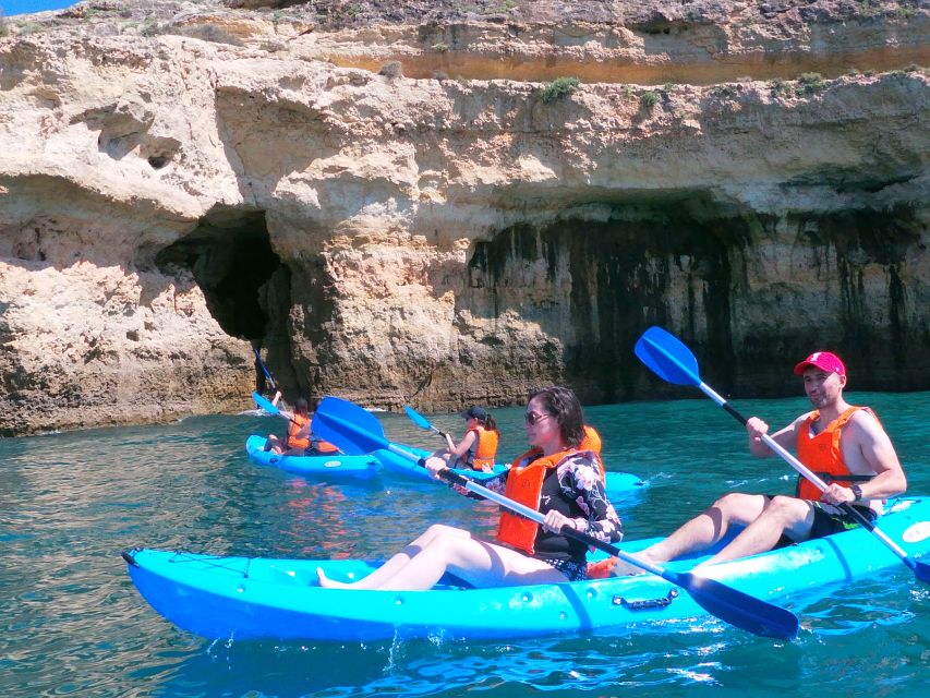 From Benagil Beach: Benagil Cave Guided Kayaking Tour