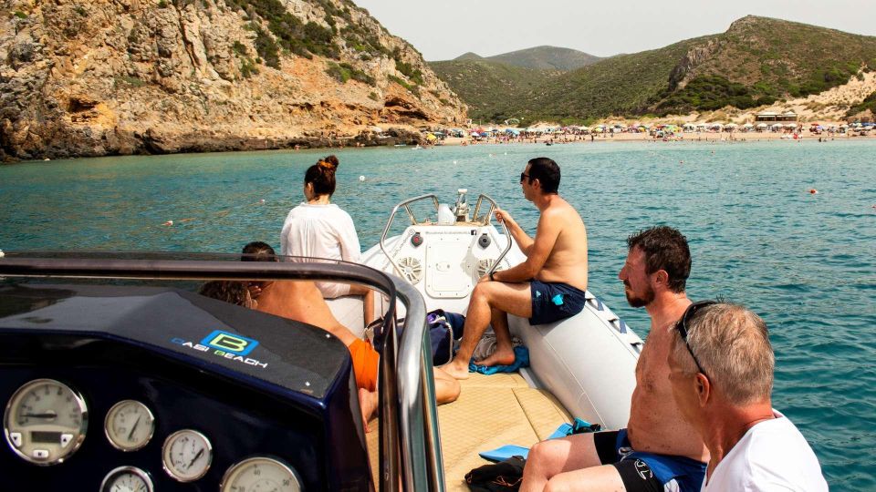 From Cala Domestica: Sunset Boat Tour to Porto Flavia