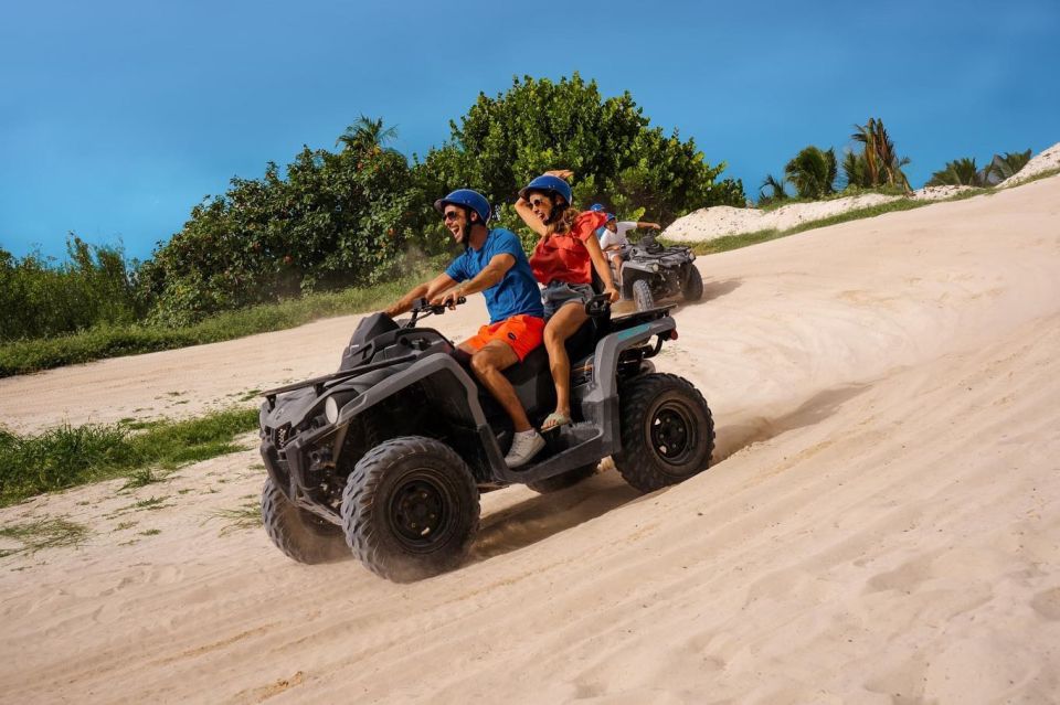 From Cancun: ATV Jungle Trail Adventure and Beach Club