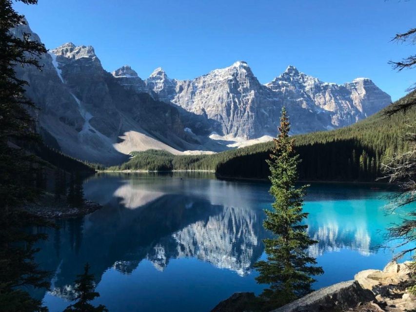 From Canmore/Banff: Sunrise at Moraine Lake - Guided Shuttle - Itinerary and Pickup/Drop-off Locations