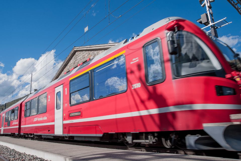 From Colico Railway Station: Bernina Train Ticket