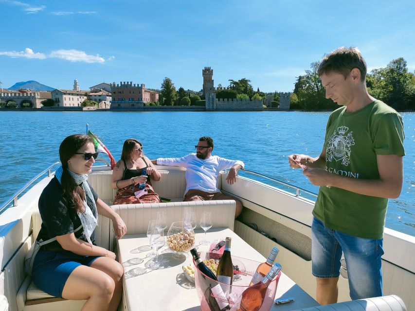 From Lazise: Lake Garda Private Cruise With Wine Tasting