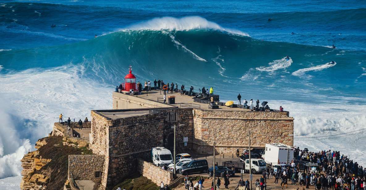 From Lisbon: Big Waves Nazaré, Óbidos & Batalha