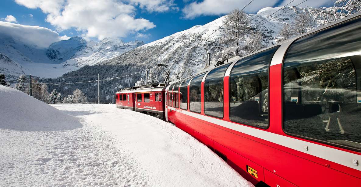 From Milan: St. Moritz and Panoramic Bernina Express Tour