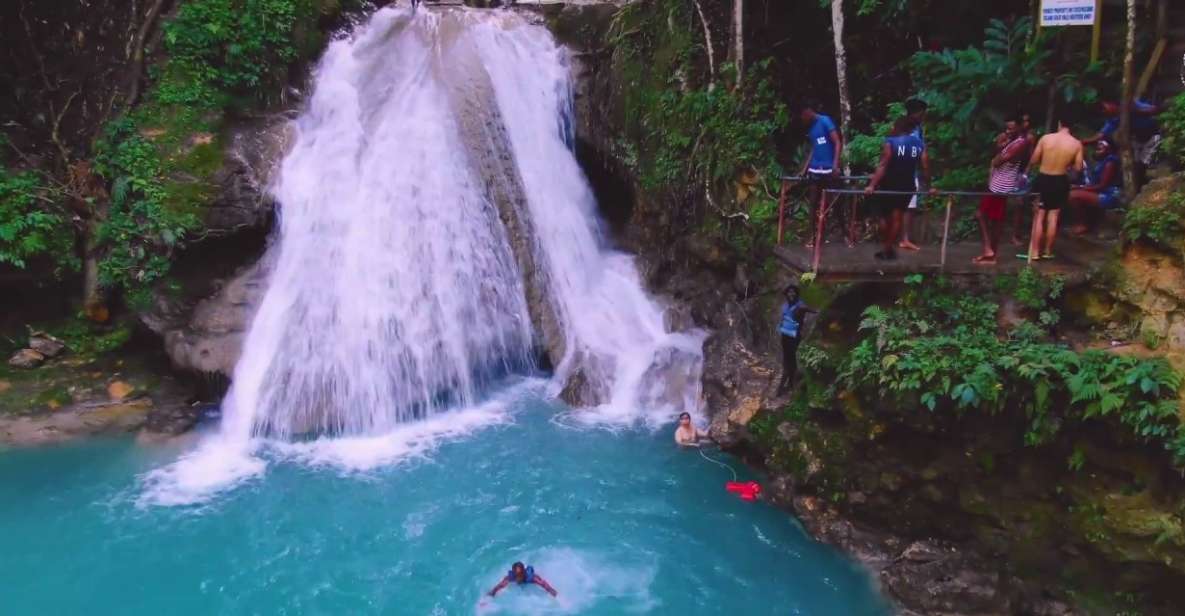 From Montego Bay: Blue Hole Waterfall Experience