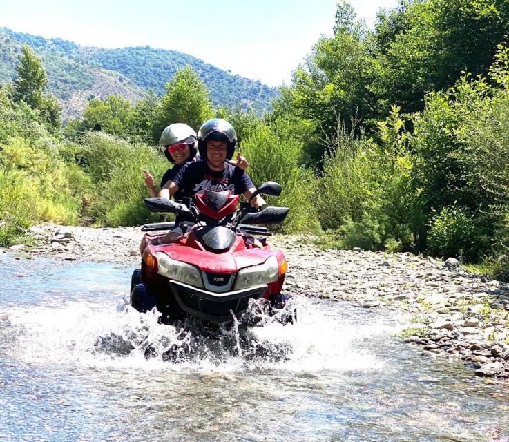 From Motta Camastra: Mount Etna & Alcantara Gorges Quad Tour