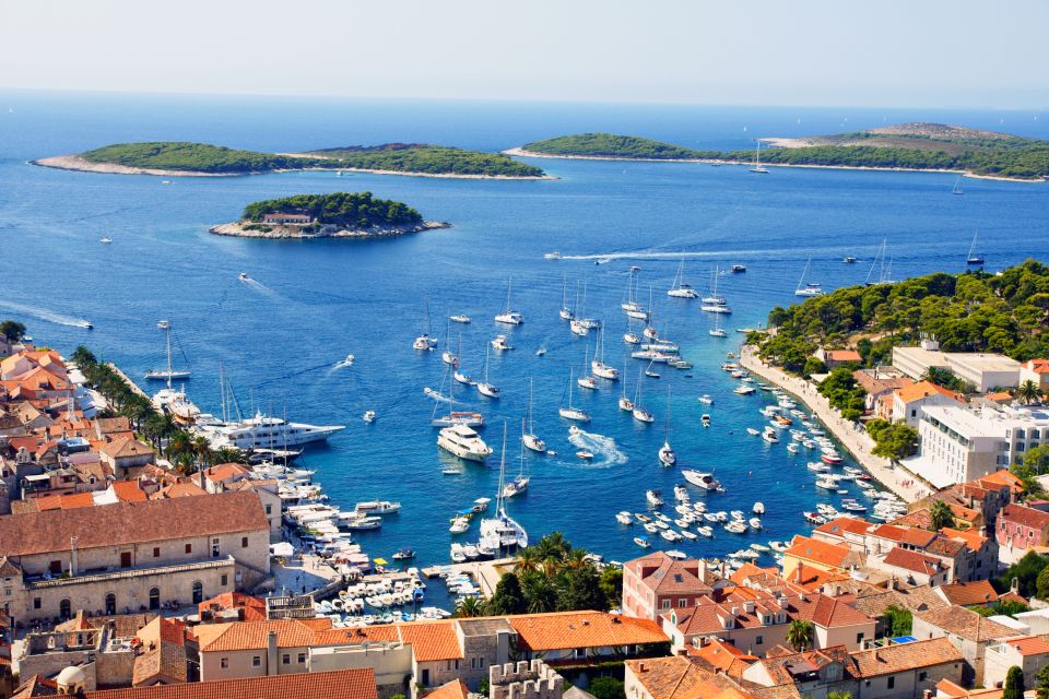 From Omis: Blue Cave & 5 Island Speedboat Tour