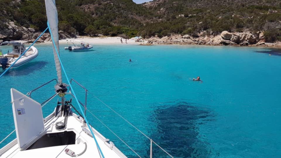 From Palau: Sailboat Tour in La Maddalena Archipelago