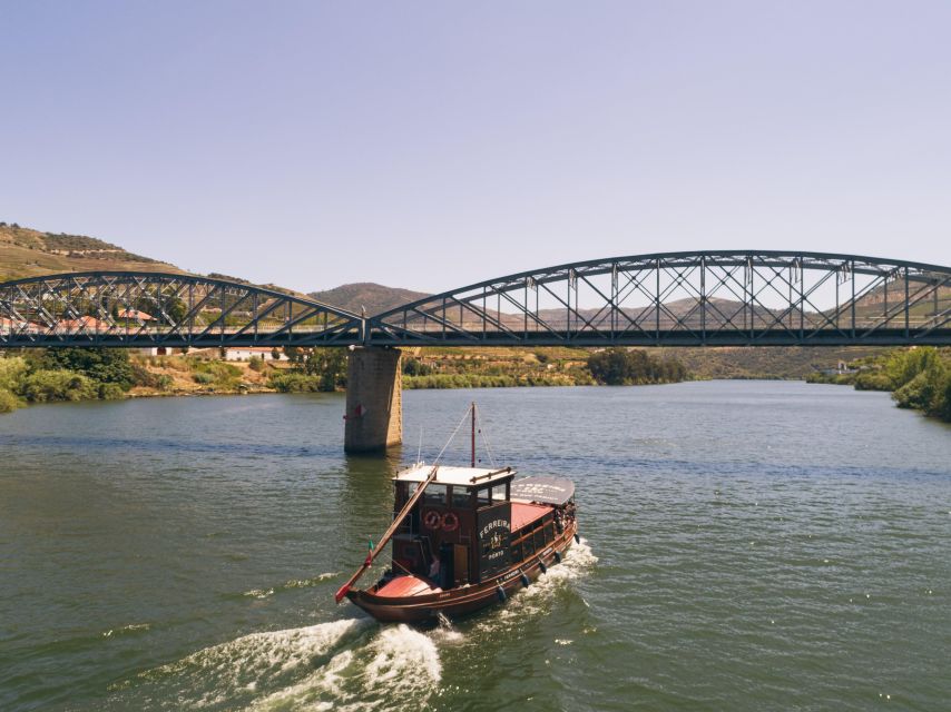 From Pinhão: Douro Valley Rabelo Boat Tour With Audio Guide